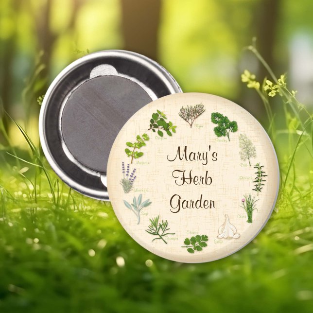 Herb Garden Magnet ausschalten (Show Off Herb Garden Magnet
For special herb gardeners. Personalize with your custom text. )