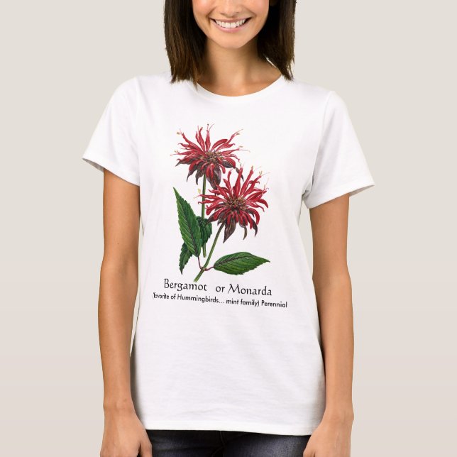 Herb Garden Series - Bergamot T-Shirt (Vorderseite)