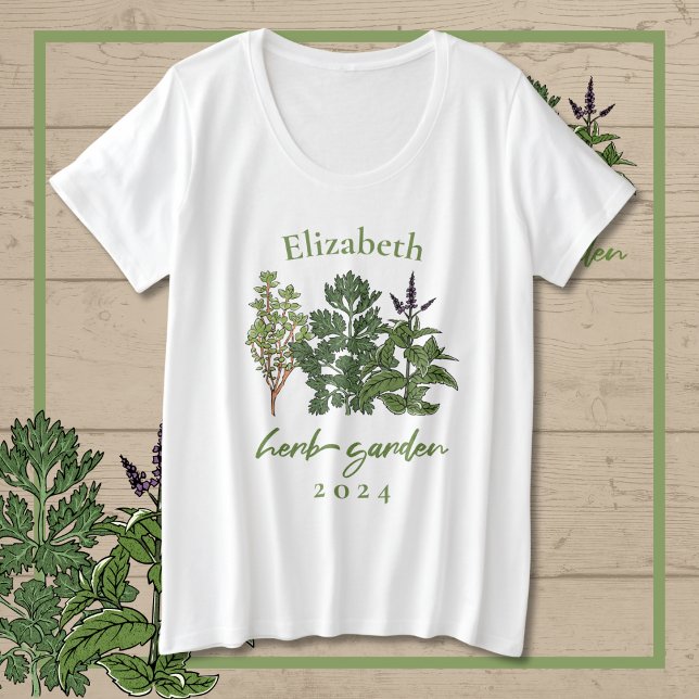 Herb Garden T - Shirt (Herb Garden Plus Size T-Shirt)