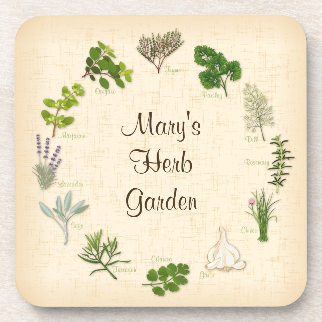 Herb Garden Untersetzer (Vorderseite)