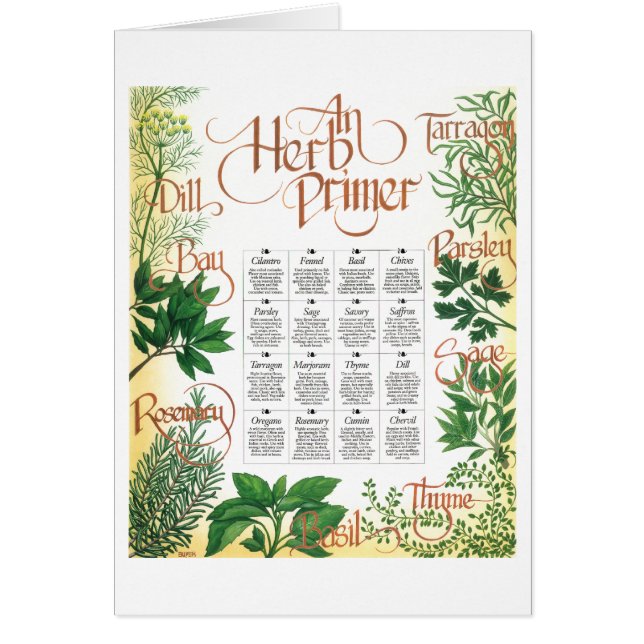 Herb-Primer-Karte (Vorne)