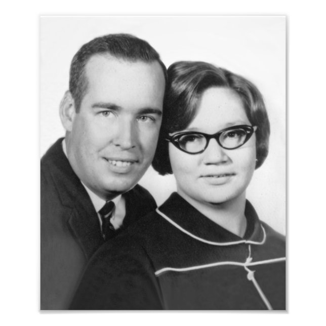 Herb & Sue's 1967 Verlobung Foto (Vorne)