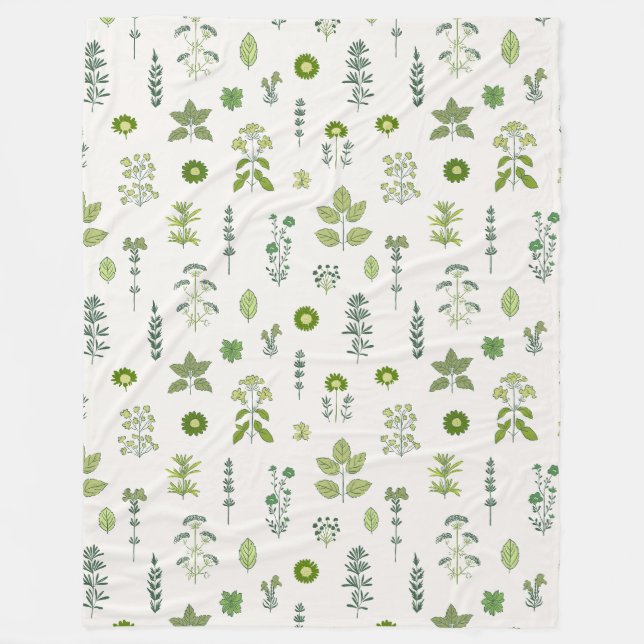 Herbal Harmony Fleecedecke (Vorderseite)