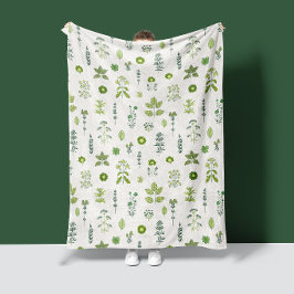 Herbal Harmony Fleecedecke