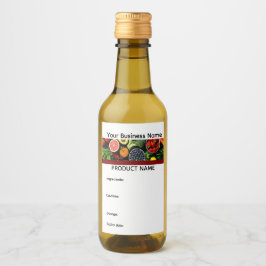 Herbal Tonic Label Weinetikett