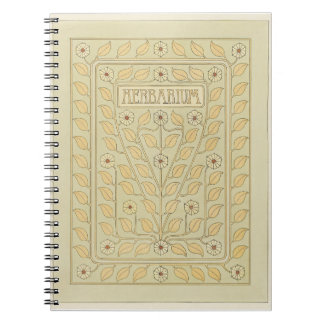 Herbarium Pflanze Gardens Journal Notizblock