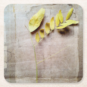 Herbarium V Rechteckiger Pappuntersetzer