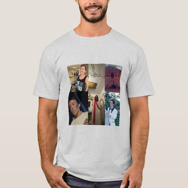 Herbas Collage-Shirt T-Shirt (Vorderseite)