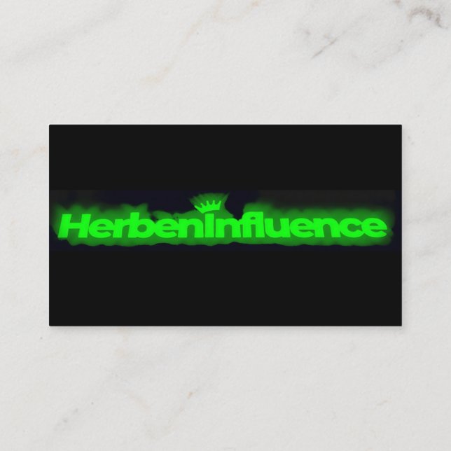 Herben Influence Business Cards Visitenkarte (Rückseite)