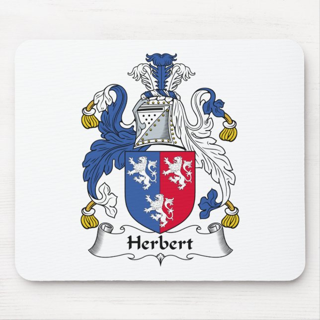 Herbert-Familienwappen Mousepad (Vorne)