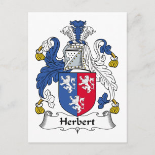 Herbert Familienwappen Postkarte