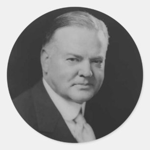 Herbert Hoover 31 Runder Aufkleber