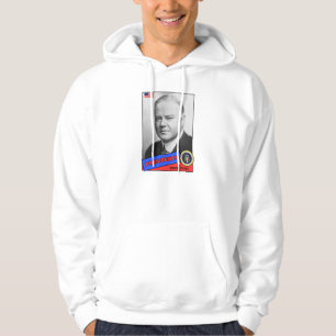 Herbert Hoover Baseballkarte Hoodie