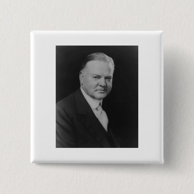 Herbert Hoover Button (Vorderseite)