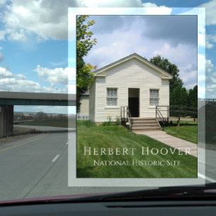 Herbert Hoover Childhood One Room Schoolhouse Postkarte