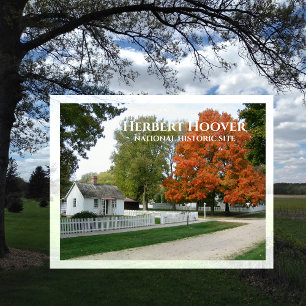 Herbert Hoover Geburtshaus Cottage Postkarte