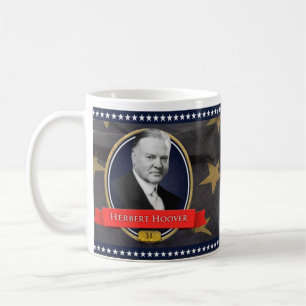 Herbert Hoover historische Tasse