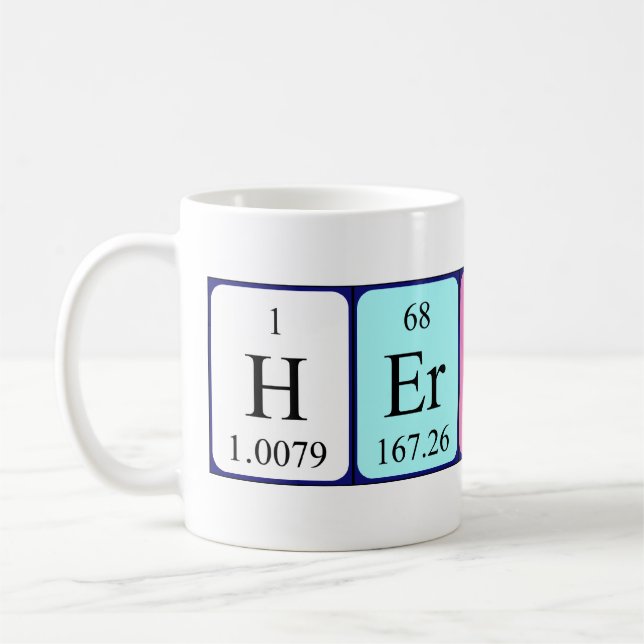 Herbert Periodenname Tasse (Links)