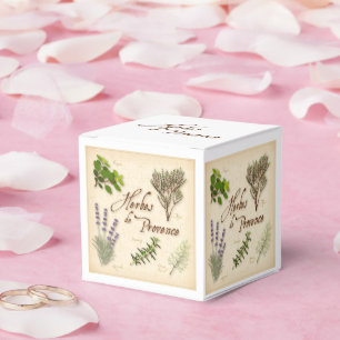 Herbes de Provence Favor Box Geschenkschachtel