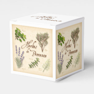 Herbes de Provence Favor Box Geschenkschachtel
