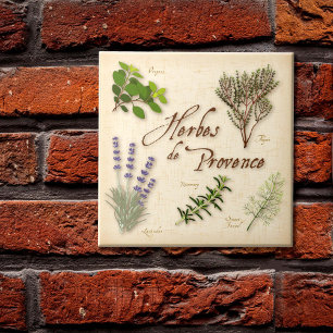 Herbes de Provence Keramik Tile Fliese