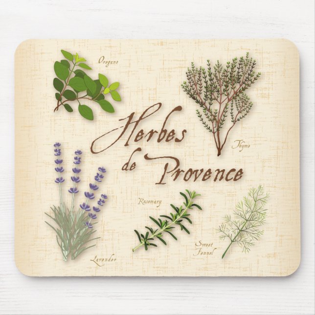 Herbes de Provence Mouse Pad Mousepad (Vorne)