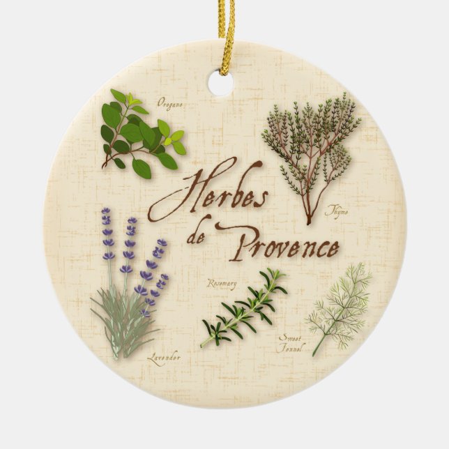 Herbes de Provence Ornament (Vorne)