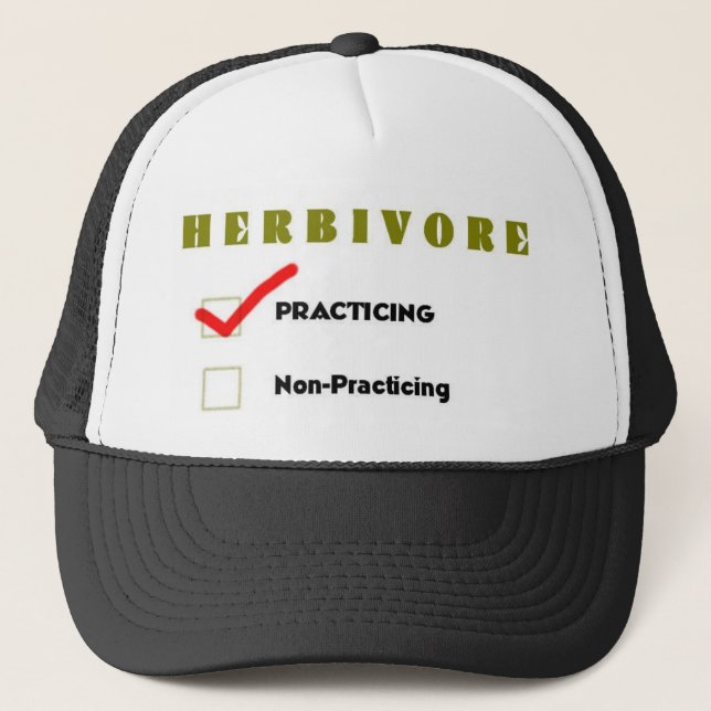 Herbivore-Hut Truckerkappe (Vorderseite)