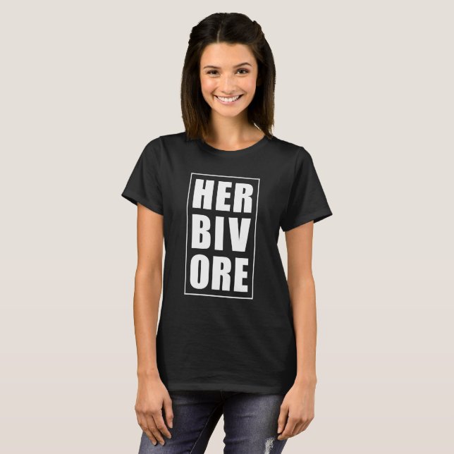 Herbivore | Pflanze Eater T-Shirt (Vorne ganz)