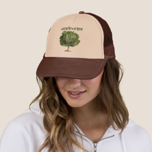 Herbivore Vegan Vegetarian Kale Hat Truckerkappe