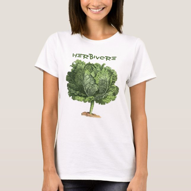 Herbivore Vegan Vegetarier T-Shirt (Vorderseite)
