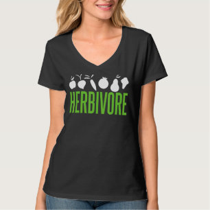 Herbivore Vegetarian Inspiriert Zitat Grafik Appar T-Shirt