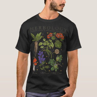 Herbologie-Pflanze Vintager Stylesheft T-Shirt