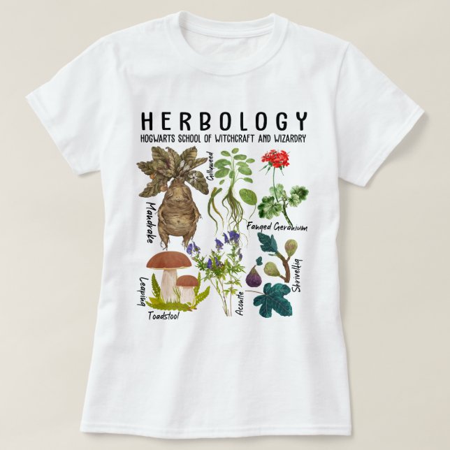 Herbology Sweatshirt, Herbology Pflanze Tshirt (Design vorne)