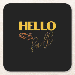 Herbst 2010 Verlasst Design Niedlich Pumpkin V Rechteckiger Pappuntersetzer