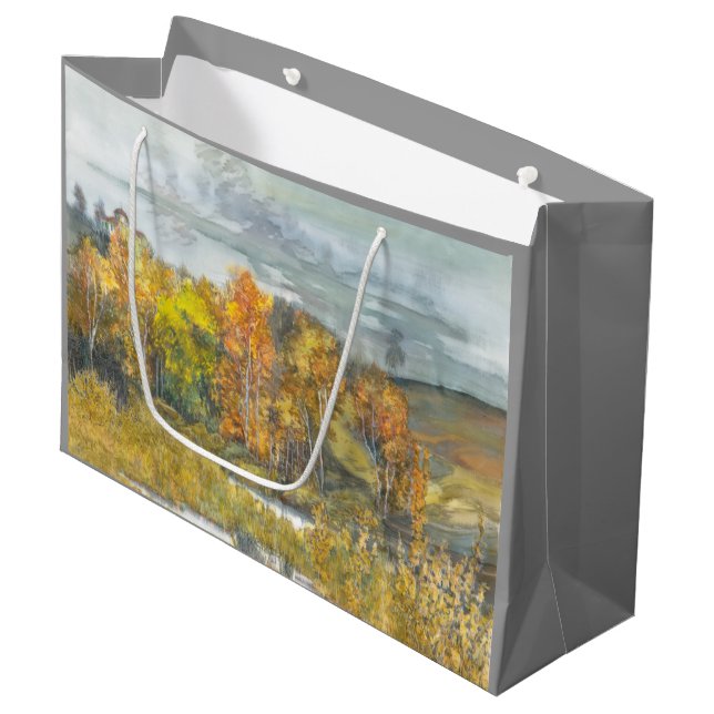 Herbst 300 große geschenktüte (Vorderseite Schrägansicht)