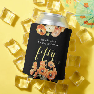 Herbst 50. Geburtstagsparty Orange Blossom Dosenkühler