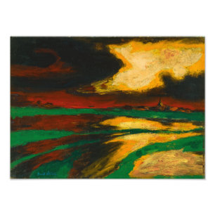 Herbst-Abend   Emil Nolde   Fotodruck