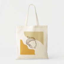 Herbst Acorn mit Abstrakt geformtem Lebensmittelge