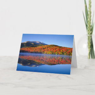 Herbst Adirondack Mountains   New York Karte