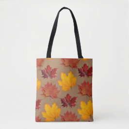 Herbst Ahorn Blätter Tote Tasche