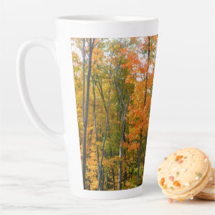 Herbst-Ahornbäume Herbstfotografie Milchtasse