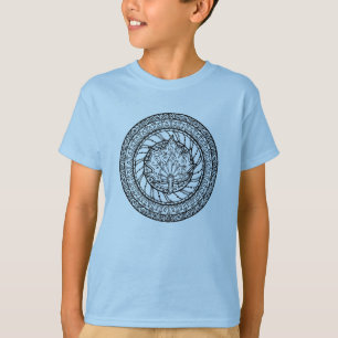 Herbst-Ahornblatt-Gekritzel T-Shirt