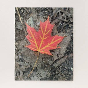 Herbst-Ahornblatt-Puzzle Puzzle