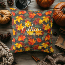 Herbst-Ahornblätter-Muster | Gemütliche Herbst-Dek