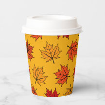 Herbst-Ahornblätter