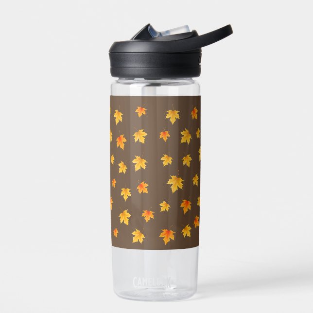 Herbst-Ahornblätter Trinkflasche (Links)