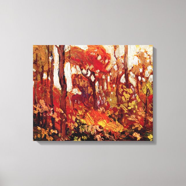 Herbst, Algonquin Park, berühmtes Bild, Leinwanddruck (Vorderseite)
