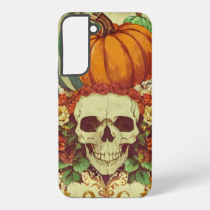 Herbst/Alloween/Kürbis/Skelett Samsung Galaxy Hülle