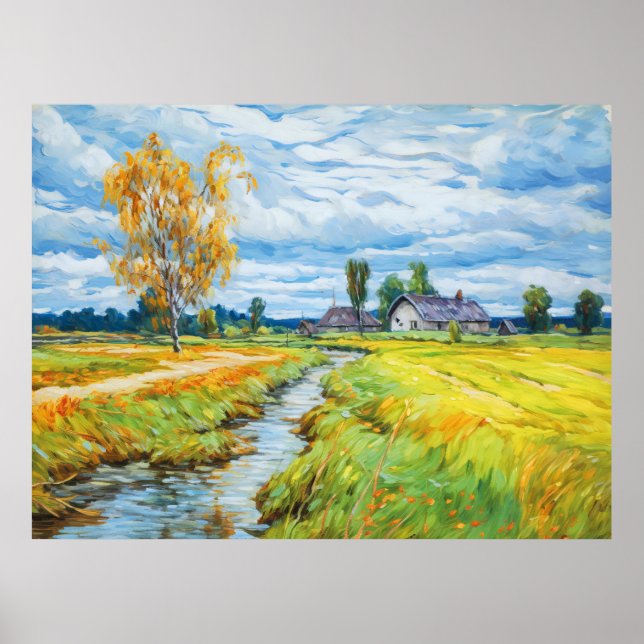 Herbst am Havel Poster (Vorne)